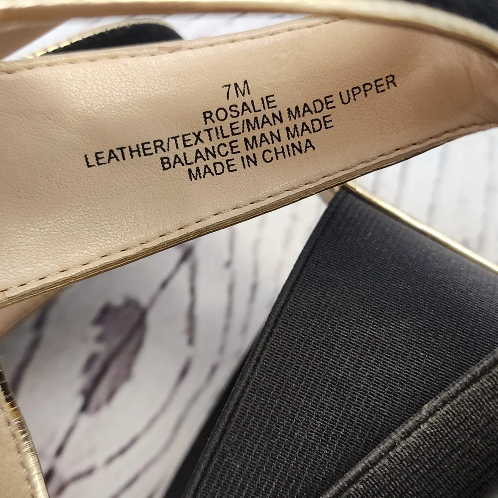 Karl‎ Lagerfeld T Strap Rosalie Black Suede Heels Size 7